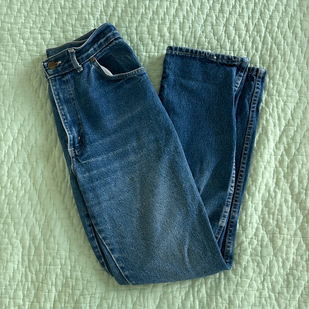 VINTAGE DENIM BLUE JEANS - SIZE 25/26